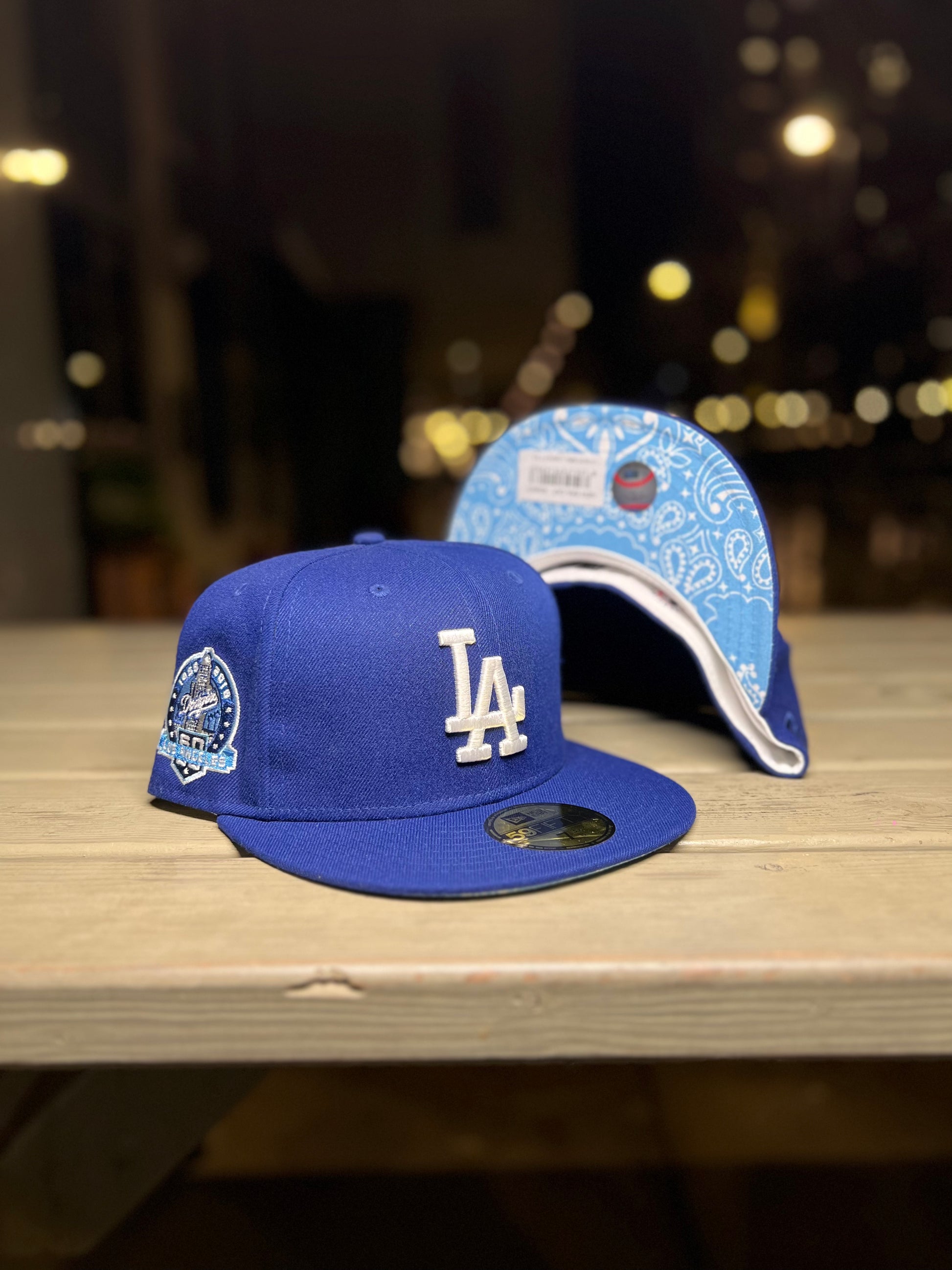KTZ La Dodgers Paisley Hat in Blue for Men
